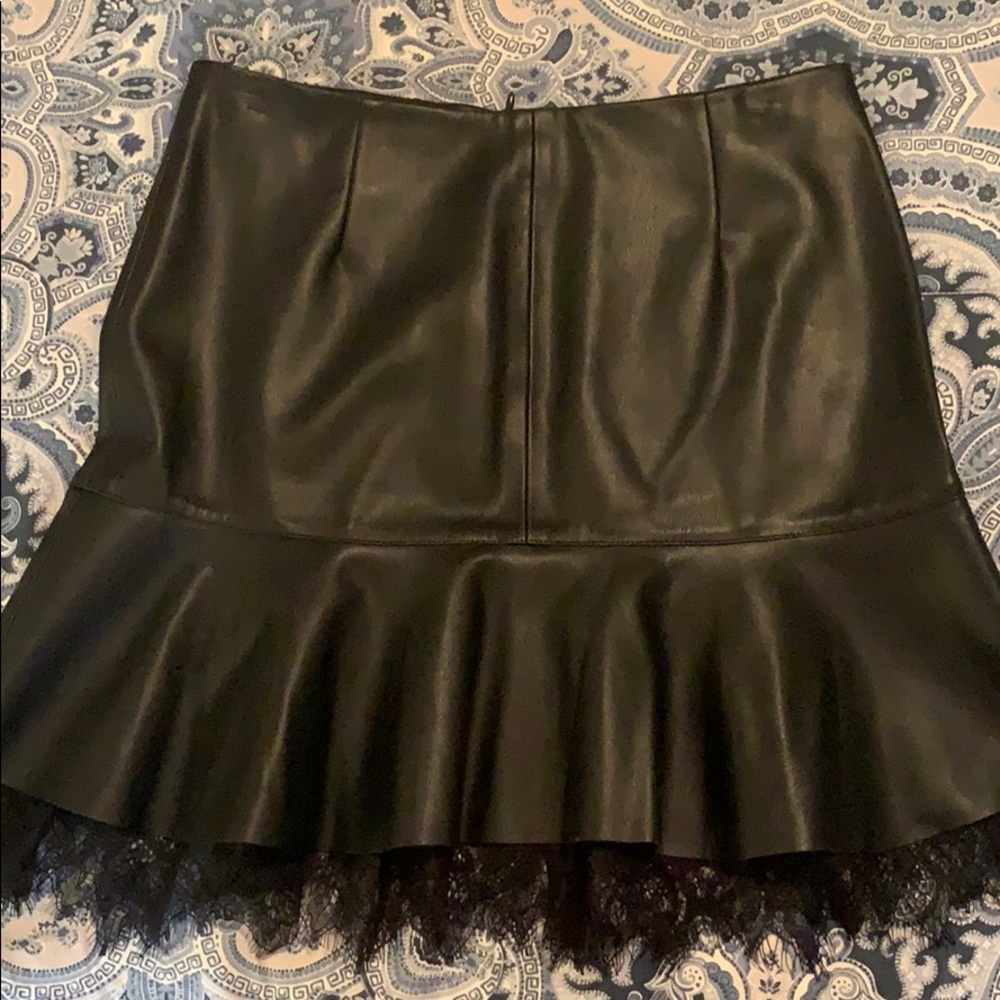Zara black mini skirt